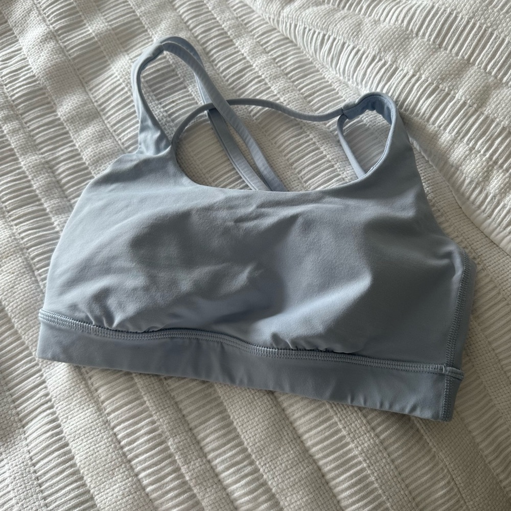 Lululemon Energy Bra Light Blue